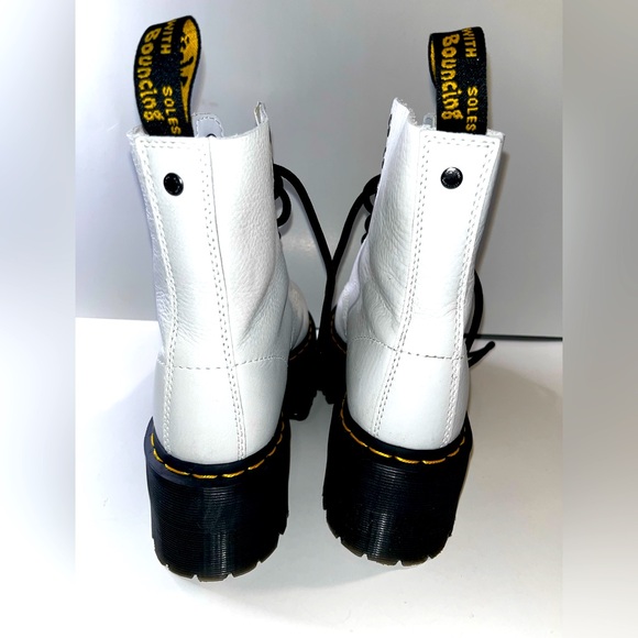 Dr. Martens White 1460 Pascal Max Platform Boots, women’s size 6 - Picture 8 of 10
